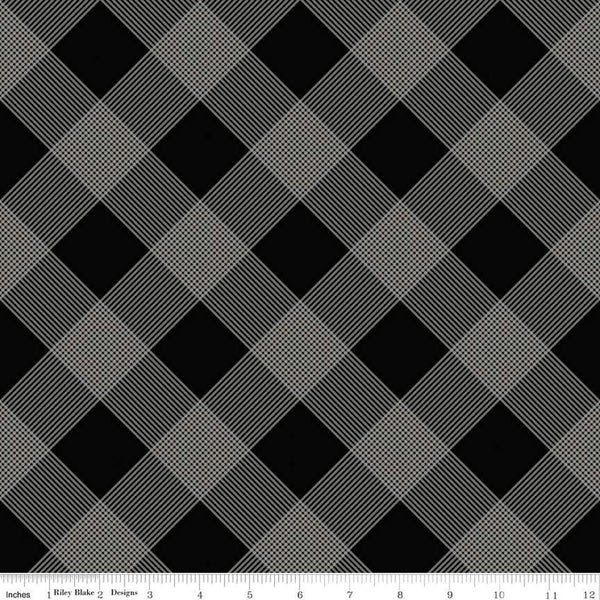 Fleur Noire, Diagonal Plaid