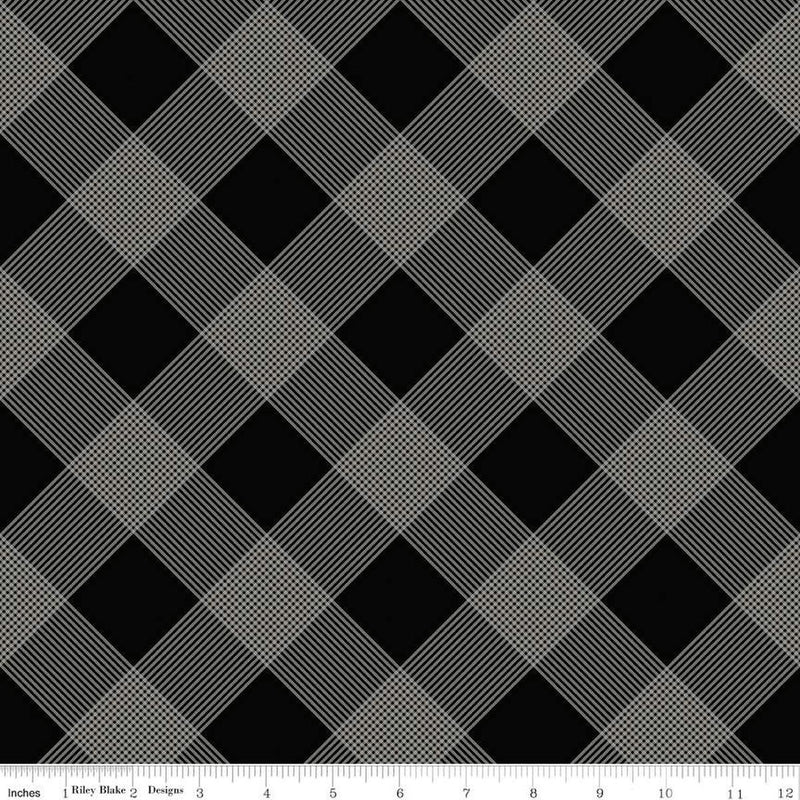 Fleur Noire, Diagonal Plaid