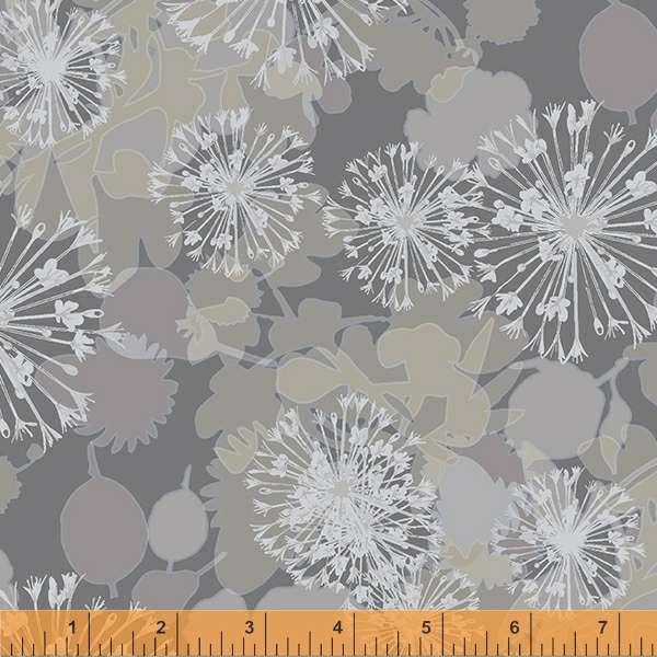 Floret, Storm , 108" Wide Backing