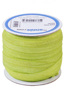Fold-over Elastic by the yard, Apple Green