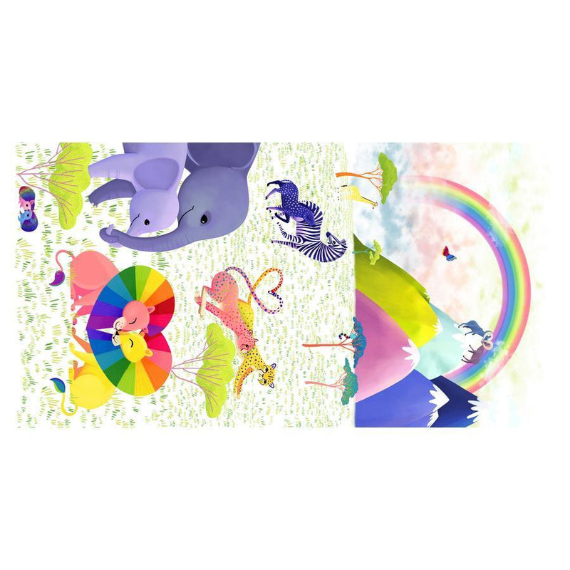 Freee Spirit, Love In The Wild, Main Panel, 24" X 43"