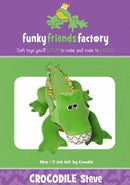 Funky Friends, Crocodile/Alligator Steve Doll Pattern