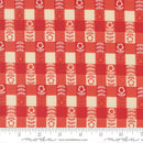 Gingiber, Henhouse, Flower Plaid, Barn Red