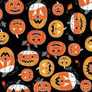 Glowing Pumpkins Black 12960G12B