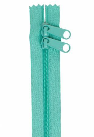 Handbag Zipper, Double Slide, - Turquoise