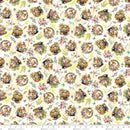 Henry Glass, Basket Full of Blessings, Tossed Baskets, Butter Yellow