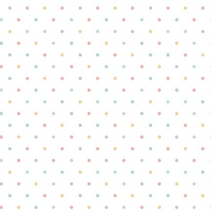 Henry Glass, Boho Buddies, Dots, White