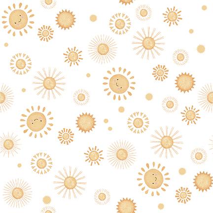 Henry Glass, Boho Buddies, Sunshines on White