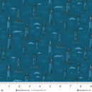 Henry Glass, Coastal Guardians,Tonal Lighthouses, Blue