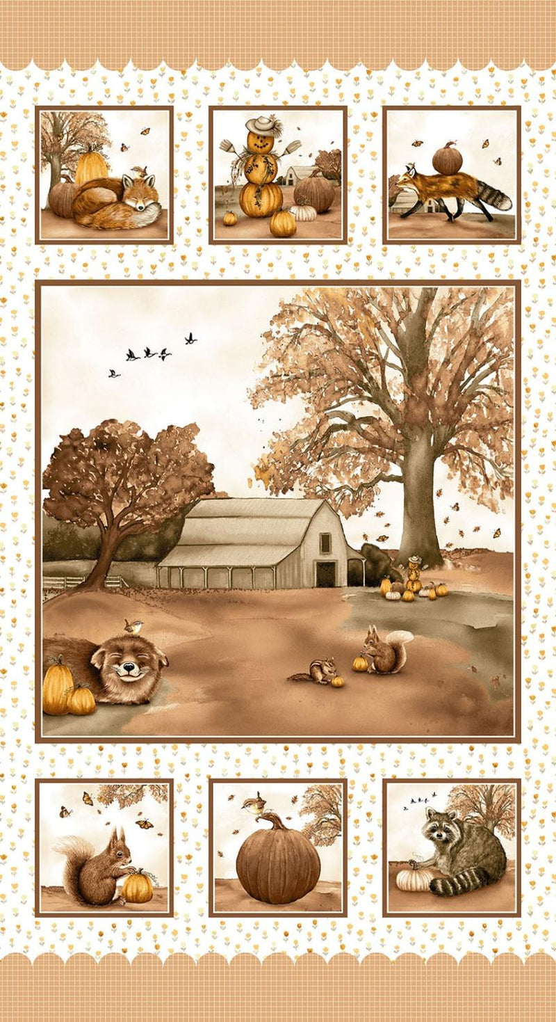 Henry Glass, Hello Pumpkin, 24" Panel