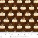 Henry Glass, Hello Pumpkin, White Pumpkin Rows, Brown