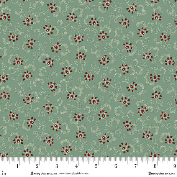 Henry Glass, Kim Diehl, Pennyberry Farm, Blooming Vines, Teal