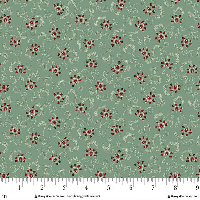 Henry Glass, Kim Diehl, Pennyberry Farm, Blooming Vines, Teal