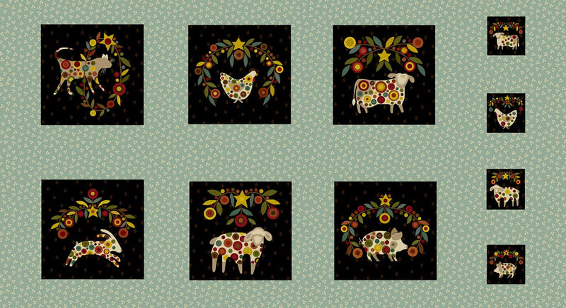 Henry Glass, Kim Diehl, Pennyberry Farm, Picture Panel, 24" X 43"