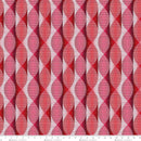 Henry Glass, Patriotic Pop Pearlescent, Streaming Stripes, Red