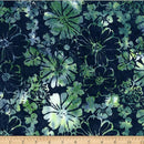 Hoffman , Bali Baik, Bold Floral, Black Jade