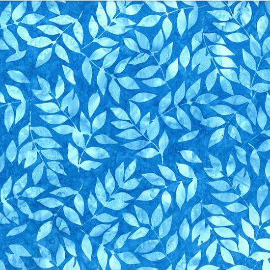 Hoffman Challenge Batik, Bali Bali Batiks, Leaves, Delta