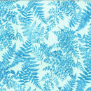 Hoffman Challenge Batik, Bali Batiks, Fern, French Blue