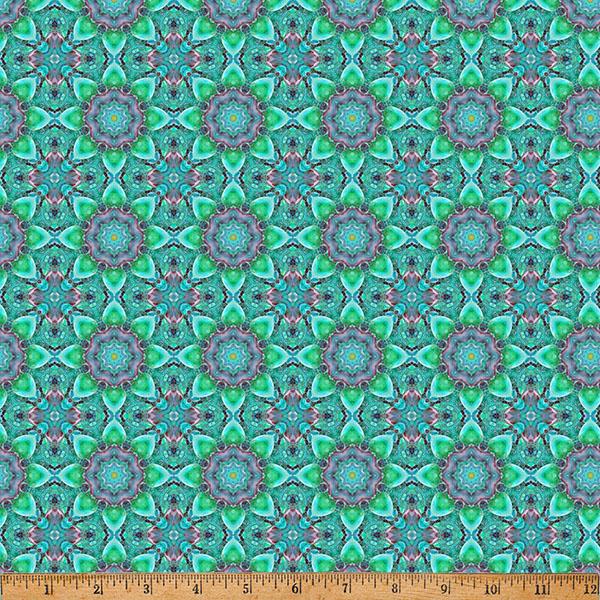 Hoffman Fabrics, Bubblelicious, Geometric, Turquoise