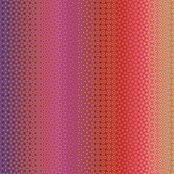 Hoffman Fabrics, Bubblelicious, Ombre, Sunset