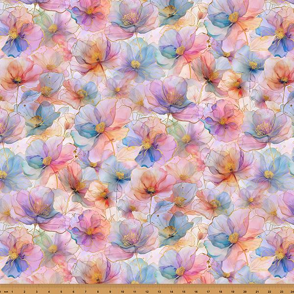 Hoffman Fabrics, Flourish, Pastel Multi