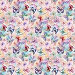 Hoffman Fabrics, Flourish, Pastel Multi