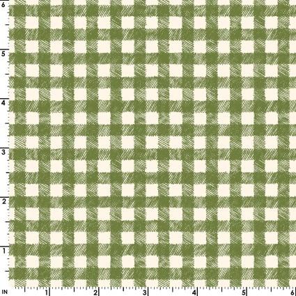 Homemade Holidays, Woven Check, Green