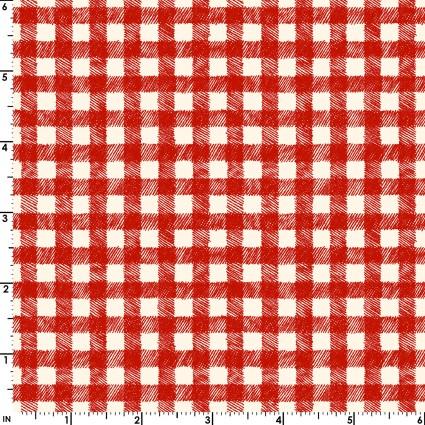 Homemade Holidays, Woven Check, Red