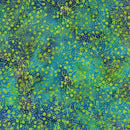 Island Batik, Pindot Florals, Berries, Blue, Green Marbles