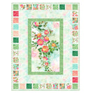 KiSSed Quilts, Rose Gallery Quilt Panel Pattern