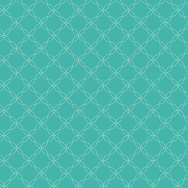 KimberBell Basics, Teal Lattice