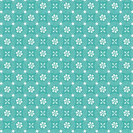 Kimberbell Basics, Teal, Dotted Circles