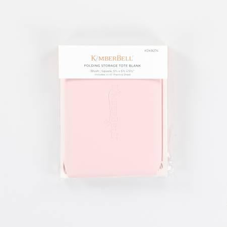 Kimberbell Folding Storage Tote Blank- Blush