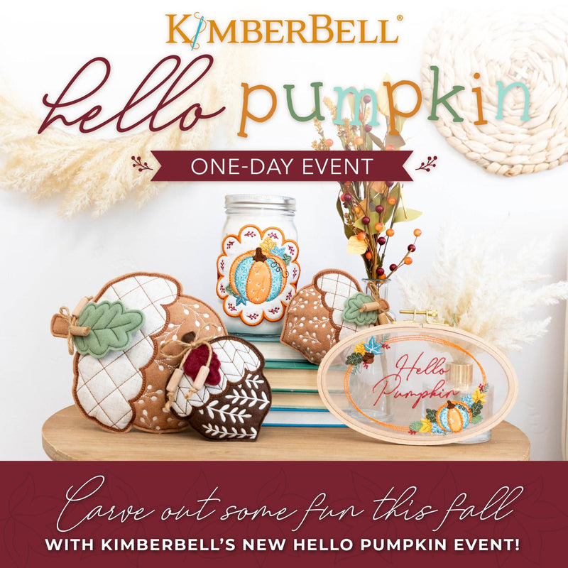 Kimberbell Hello Pumpkin Embroidery Event-VIRTUAL 7/13/2025