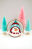 Kimberbell Shivering Snowman Punch Needle Kit