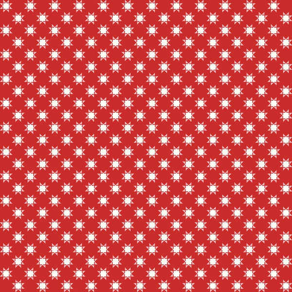 Kimberbell, Star Spangled Beauty,Tiny Quilt Stars, Red