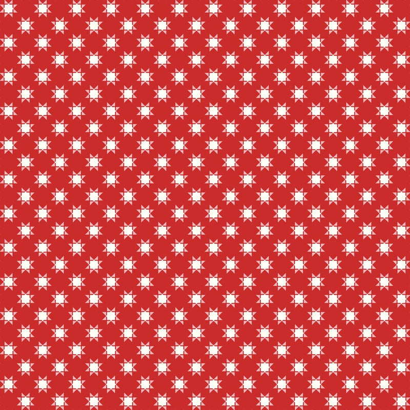 Kimberbell, Star Spangled Beauty,Tiny Quilt Stars, Red