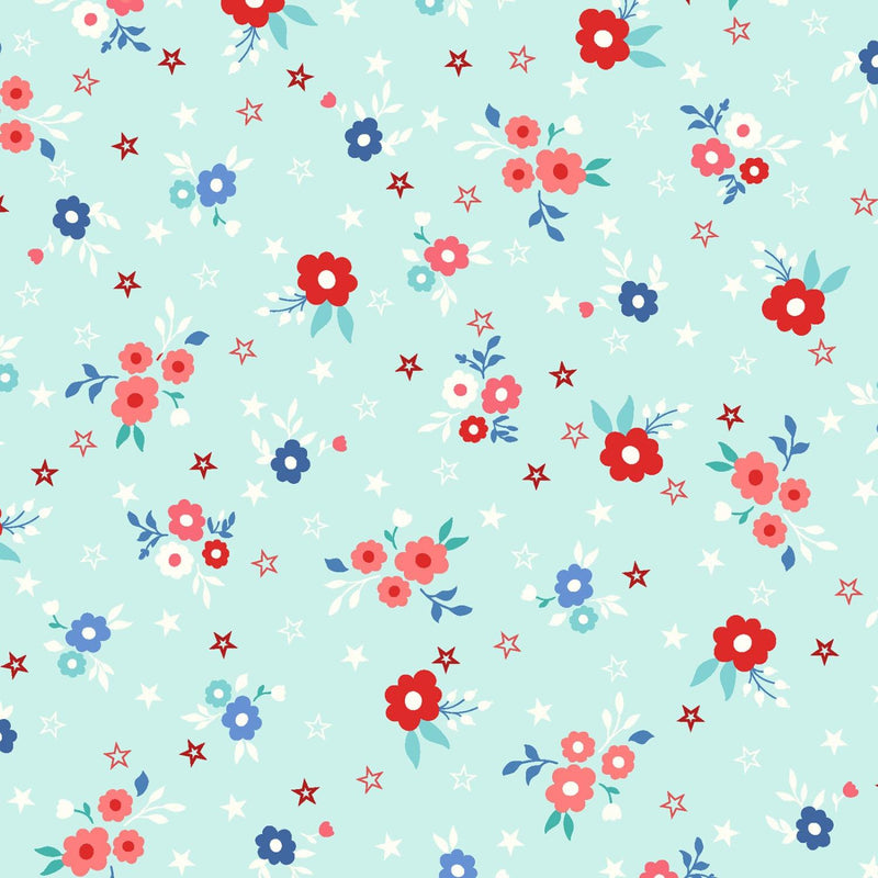 Kimberbell, Star Spangled Beauty, Bouquets, Aqua