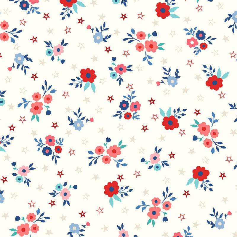 Kimberbell, Star Spangled Beauty, Bouquets, Cream