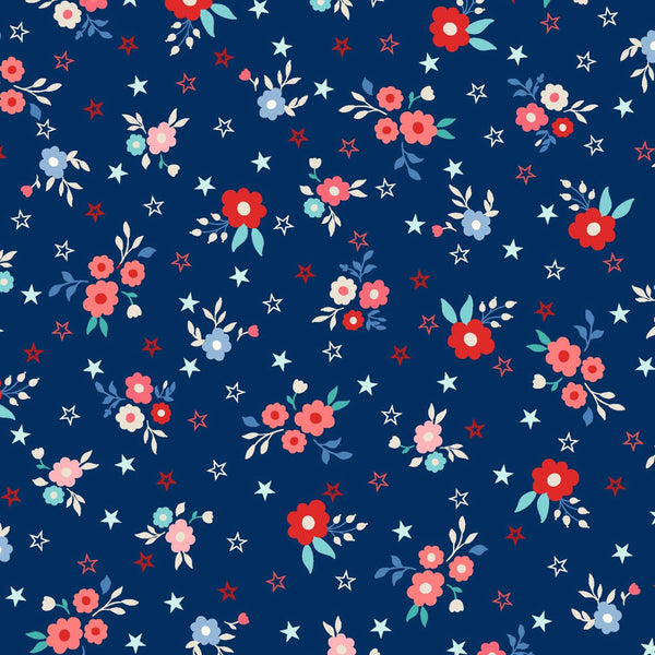 Kimberbell, Star Spangled Beauty, Bouquets, Navy