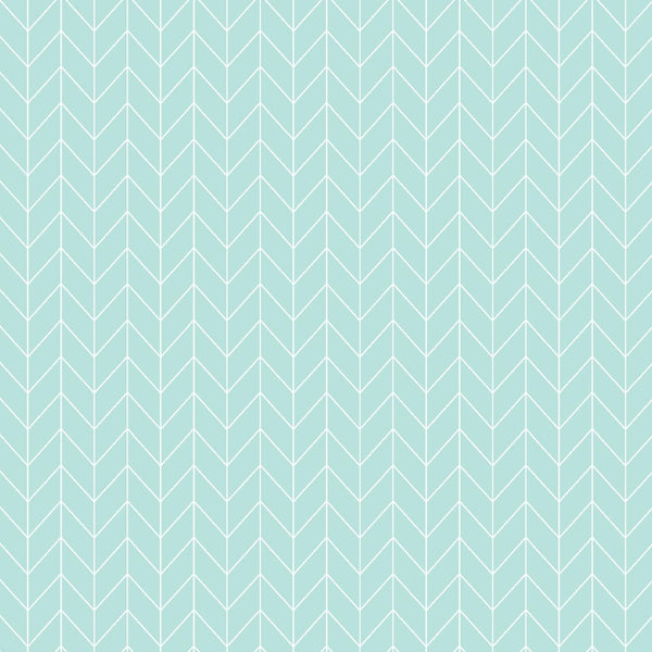 Kimberbell, Vintage Flora, 10337 Q, Chevron, Aqua