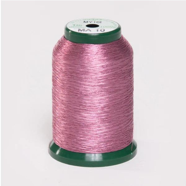 King Star Metallic Thread,  MA10 Carnation