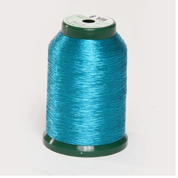 King Star Metallic Thread,  MA6 Turquoise