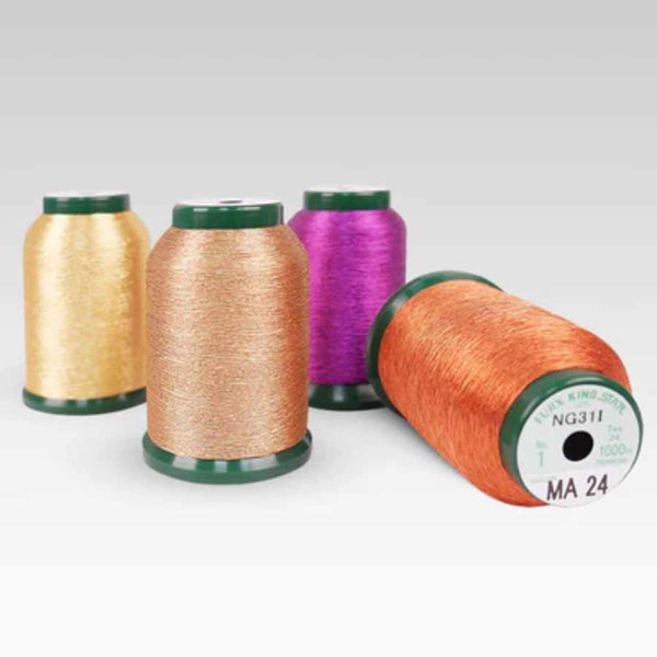 Kingstar Metallic Embroidery Thread,  Fall Quartet