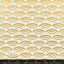 Koi Pond, Gold, Metallic,  Linen Blend, RS1043-11LM