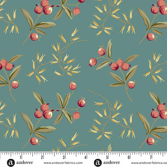 Laundry Basket Quilts, Dahlia, Coralberry, Sage