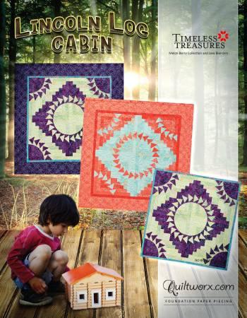 Lincoln Log Cabin Quilt Pattern-Quiltworx