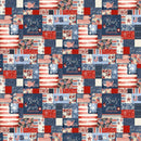 Lumin Fabrics, Stripes and Stars, Sampler, Multi