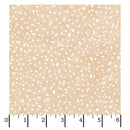 Maywood Fabrics, Winter Wreaths, Scattered Snow, Tan