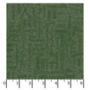 Maywood Fabrics, Winter Wreaths, Words, Green